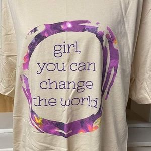 Girl, you can change the world Unisex Tee